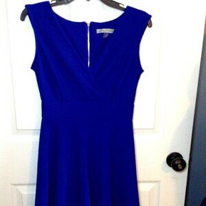 Danny & Nicole A-lined size 4, Royal Blue, Wedding, Cocktail Party, Avant Garde